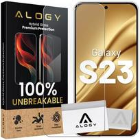 Szkło  Nietłukące  Do Samsung Galaxy S23 Na Ekran Hybrydowe Alogy Flexi Glass 9H Case Friendly Płaskie Na Ekran
