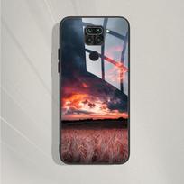 For Redmi Note 9 Case Tempered Glass Phone Back Cover For Xiaomi Redmi Note 9 Note9 Note 9 Pro Max 9Pro Print Bumper Funda Coque Redmi Note 9