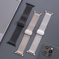 Universal Stainless Steel Magnetic Milanese Strap for Apple Watch, Xiaomi, and Huawei. 22mm