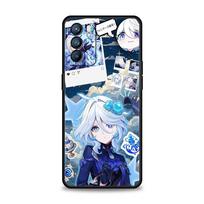 Genshin Impact Lovely Furina Case For Oppo Reno13 Reno12 Reno11 F Reno10 Pro A54 5G Find X5 A53 A52 A9 A17 4G A79 A80 A98 Cover For Oppo A9 2020