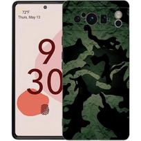 Luxury TPU Phone Case For Google Pixel 9 8 8A 7 7A 6 Pro XL 6A 5G Camouflage Camo Military Army Black Soft Back Cover For Pixel 6