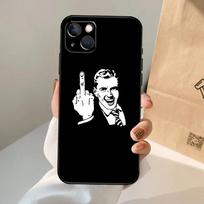 Middle Finger Phone Case For iPhone 17 Air 16 15 14 11 12 13 Pro Max 12 13 mini 15 16 Plus 16e Cover Coque For iPhone 11