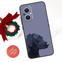 Black Labrador Dog Funda For OPPO Reno 14 F 13F 12F 11F 10 11 12 13 Pro 7 8 Lite OPPO Find X5 X6 X8 X9 Pro Case For OPPO Reno7 4G