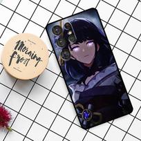 Genshin Impact Raiden Shogun Case For Samsung Galaxy S25 Ultra S23 S22 S21 S20 S24 Ultra S9 S10 Plus S25 FE Phone Cover For Galaxy S9