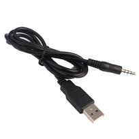 Usb To 3.5mm Headphone Jack Audio Round Hole Charging Cable Mini Card Speaker Power Cable 1 Meter