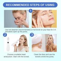 Electric Blackhead Remover Vacuum Acne Cleaner Black Spots Removal Facial Deep Cleansing Pore Cleaner Machine Skin Care Tools onesize
