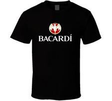 New - Bacardi Rum Beer Black Unisex T-Shirt S įvairiaspalvis