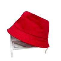Cute Miniature Bucket Hat Same Style As Celebrities Mini Panama Hat Cotton Doll Hat  Photo Props red-for 10cm doll