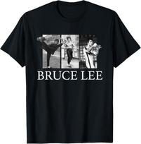 Bruce Lee Kung Fu Movie Montage Martial Arts Legend T-Shirt S įvairiaspalvis