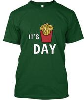 Its Fry Day Funny Friday Fries Lover - T-shirt Made in the USA Size S to 5XL S