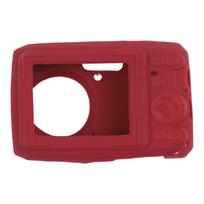 Custom Silicone Cover for KODAK PIXPRO FZ45 Digital Camera Providing Scratch Protection and Enhanced Durability raudona