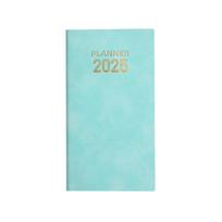 A6 2025 Agenda Planner Notebook Paper 60 Pages 2025 Journal Notebooks Portable Thicken Business Notebook Daily Planner mėlyna