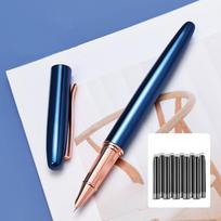 Stationery Fine Nib Metal Fountain Pen Calligraphy Handwriting Gift Ink Pens Smooth Writing Drawing Signature Pen Student Use
