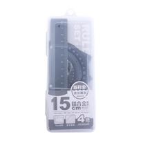 High quality Hollow Compass School Maths Geometry Aluminium Ruler Set Metal Rulers Drafting Supplies Examination Stationery sidabras