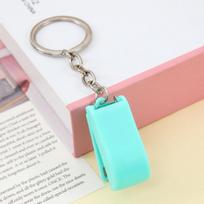Portable Metal Mini Stapler ABS Solid Color Cute Cartoon Stapler Stationery