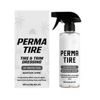 Perma Tire Padangų ir apdailos priežiūros purškiklis 237ml 8FL OZ Apsauga nuo UV spindulių Ilgai išliekantis blizgesys Padangoms ir apdailai Lengva naudoti 4.9*4.9*17.3