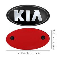 Car Front Hood Bonnet Emblem Rear Trunk Badge Sticker Auto Accessories For KIA Sportage Rio Ceed  Ceed Sorento Optima Soul K3 K5