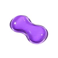 Transparent Gel Wrist Rest Pad Ergonomic Silicone Gel Wrist Pad Clear Mouse Wrist Rest  Office purple-wrist brace