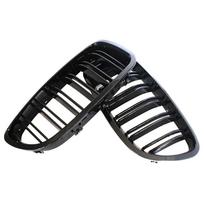 Priekinės inksto grotelės blizgios juodos spalvos BMW F18 F10 F11 5 serijos 2010 2011 2012 2013 2014 2015 2016 m. Pakeičiamos lenktyninės grotelės juoda
