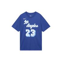 Nike Lakers LeBron James #23 Klasikinės versijos krepšinio marškinėliai Vyriški viršutiniai drabužiai Šviesiai dūminės pilkos spalvos CT9915-495 M