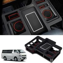 LIMSTYLE Toyota Hiace 200 Series Drink Table, Cup Holder, Extension Tray, Center Console, Storage Toyota Hiace 200 series juoda