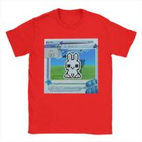 Pixel Bunny Y2K Retro Frutiger Aero T Shirt Mens  100 Cotton Vintage TShirts Crewneck  Tees Short Sleeve Tops Unique S