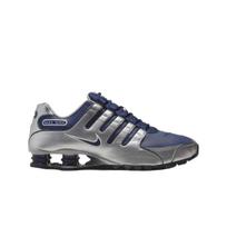 Nike Shox NZ Metalinis Sidabrinis Vidurnakčio Tamsiai Mėlynas Vyriški Sportbačiai Juodi 378341-402 41