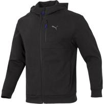 Puma Men's Black Athletic Full-Zip Hoodie With Pocket And Logo 684093-01 M