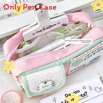 Cute Magic Cat Pen Bag For Students With Durable Fabric And Organizer Features