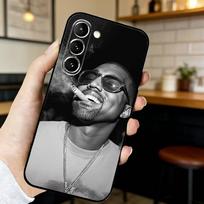 Singer Kanye West Ye Phone Case For Samsung S25,24,23,22,30,21,10,9,Ultra,Plus,Lite,FE,Black Soft Case Samsung S26
