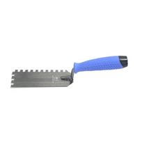 Anti Slip Handle Putty Scraper Square Tooth Spatula Construction Tool Trowel Tool  Construction