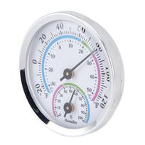 Aluminum Alloy Mini Indoor Thermometer Hygrometer Mini 2 in 1 Analog Hygrometer Thermometer High Precision Compact Structure sidabras