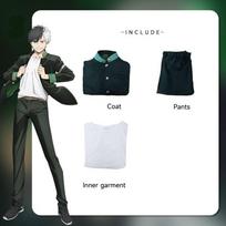 Poliesterinis neperpučiamas vėjo striukės Cosplay kostiumas su aksesuarais Haruka Sakura,XS