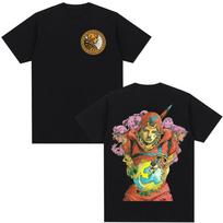Anime Jojo Bizarre Adventure Johnny Joestar STEEL BALL RUN 2026 Summer New Unisexs Womens Fashion Cotton Oversized Y2K Tshirt M