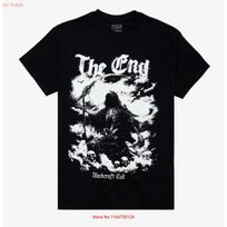 Gothic Grim Reaper T Shirt Dark Aesthetic  vintage Washed Slightly streetwear Soft Stretched Stylish Casual Breathable S įvairiaspalvis