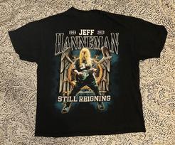 NAUJAS Slayer Jeff Hannemen RIP Marškinėliai Dydis S5XL Thrash Metal Fanų Sukurtas Unisex T-shirt S įvairiaspalvis