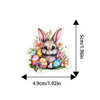 Cute Colorful Easter Bunny Cupcake Toppers Paper Rabbit Themed Plug-in Cake Decoration 8 Styles Food Colorful Rabbit Picks