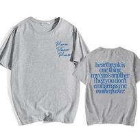 Please Please Sabrina Carpenter Tshirt Short Sleeve UnisexWomen Teeshirt Streetwear Casual Camisetas 2024 Song Print Tees 72483 S