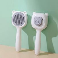 New cat needle comb bear ear pet comb hair removal and knot comb fashion dog cleaning beauty cat comb pet supplies pilka