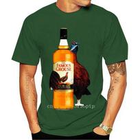 New The Famous Grouse Scotch Whisky Logo T Shirt Fruit Of The Loom S Xxl Brand Customized Men Short-Sleeved Male Slim Fit T Shir S įvairiaspalvis