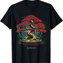 Zen Bonsai Enthusiast Traditional Japanese Tree T Shirt S įvairiaspalvis