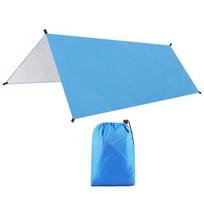 Awning Super Light Moisture-proof Multi-function Tarp for Camping Practical Canopy mėlyna