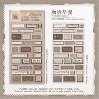 30pcs/1lot Kawaii Scrapbook Stickers Patch Patch Junk Journal Gold Planner Stationery Sticker Planner Decorative