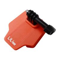 Folding Bike Pig Nose Lamp Stand Lightweight Inspire Action Cameras Holder Camera Conversion Mount For Brompton/Dahon/GoPro/ oranžinė