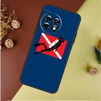 Diver Down Scuba Flag For OnePlus Nord 4 CE 3 2 Lite N20 N30 9 10 Pro 8T 9RT 10T 10R 13R 12R 11 12 13 Phone Case For OnePlus Nord