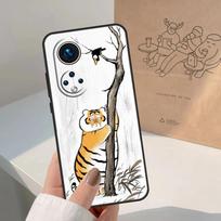 Cartoon Fat Tiger Case For Honor Magic 7 5 6 8 Pro Honor 50 70 90 Lite X9c X9b X9a X8a X8b 200 400 Pro Cover For Honor 50
