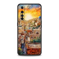 Jerusalem Building Phone Case For Realme 12 11 10 9 8 5G 7 6 GT5 GT3 GT2 Pro Plus C21 C25 C35 For Realme GT Neo 2 3 3T 5 Cover For Realme 6