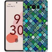 Luxury TPU Phone Case For Google Pixel 9 8 8A 7 7A 6 Pro XL 6A 5G Mandala flower totem Black Soft Back Cover For Pixel 6