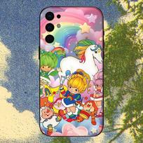 Cute Rainbow B-BriteS Phone Case For Samsung S25,S24,S21,S22,S23,S30,Ultra,S20,Plus,Fe,Lite,Note,10,9,5G Black Cover Samsung S105G
