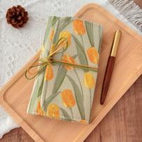 Retro A6 Loose-leaf Diary Cloth Cover Binder Notepad Portable Loose-leaf Notebook  for Girls 8